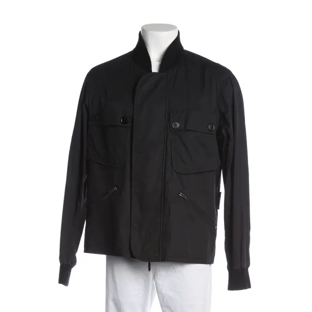 Mid-Season Jacket, in Navy, Cotton, Burberry