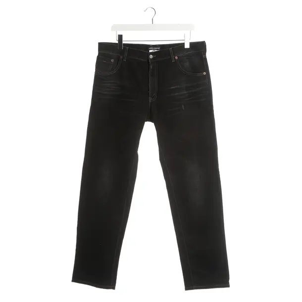 Straight Fit Jeans, in Dark Gray, Cotton, Dolce & Gabbana