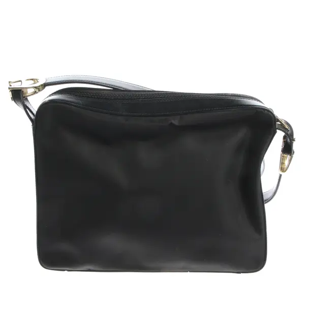 Shoulder Bag, in Black, Polyamide, Aigner