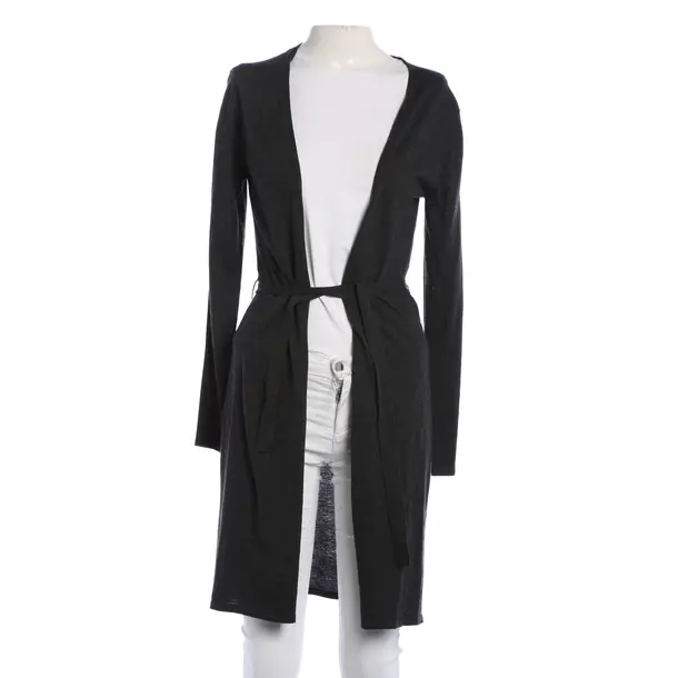 Cardigan, in Dark Gray, Cotton, Marc Cain