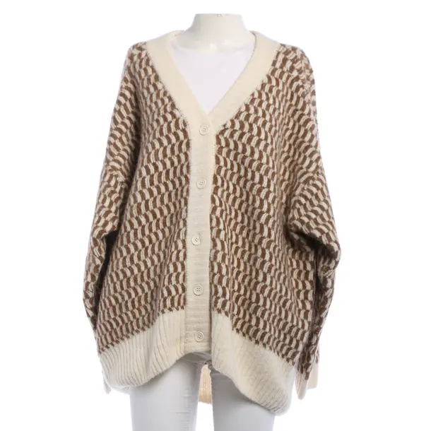 Strickjacke, in Braun, Polyacryl, American Vintage