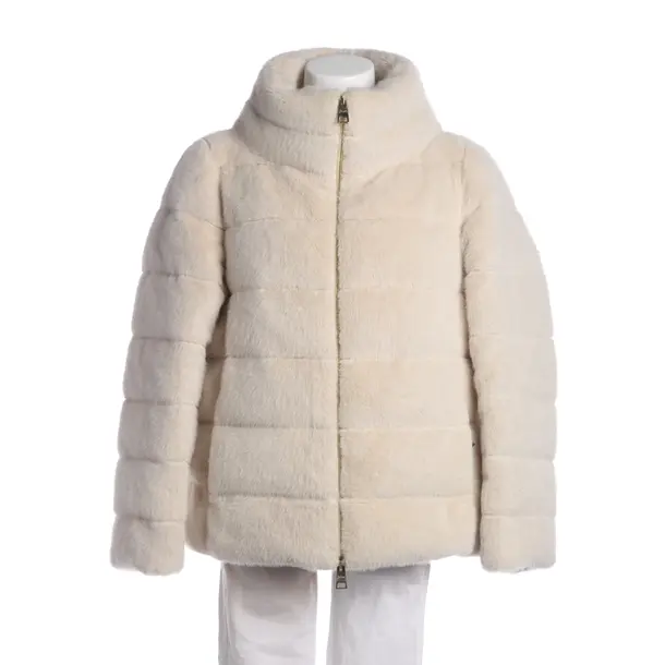 Winter Jacket, in Cream, Polyester, Herno