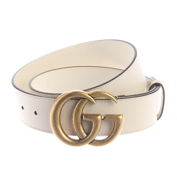 Gürtel, in Beige, Leder, Gucci