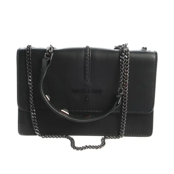 Schultertasche, in Schwarz, Leder, Patrizia Pepe