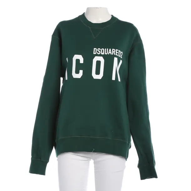 Sweatshirt, in Green, Cotton, Dsquared