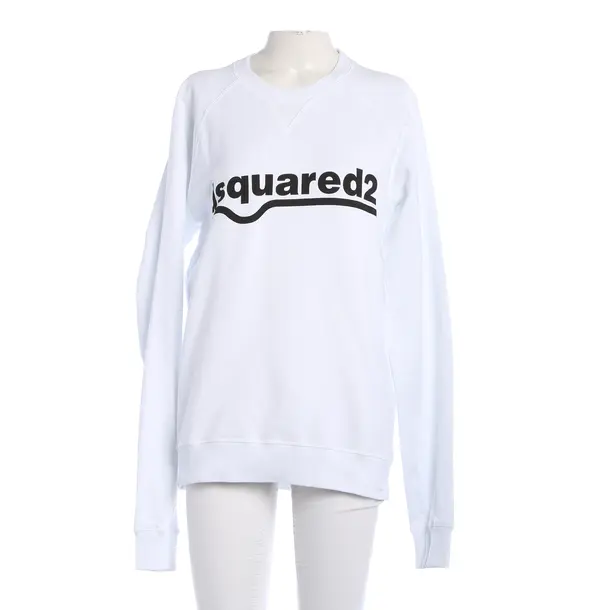 Sweatshirt, in White, Cotton, Dsquared