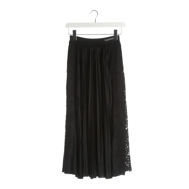Skirt, in Black, Polyester, Valentino