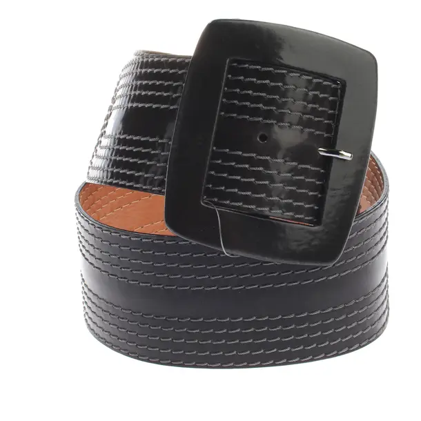 Belt, in Dark Brown, Leather, Reptile´s House