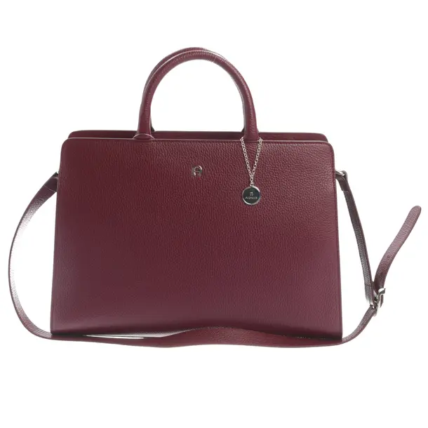 Handbag, in Bordeaux, Leather, Aigner