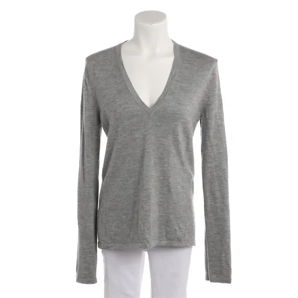 Pullover, in Grau, Kaschmir, Gabriela Hearst