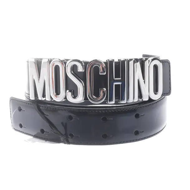 Gürtel, in Schwarz, Leder, Moschino