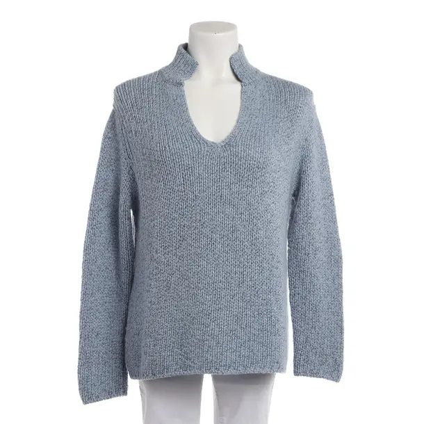 Maglione, in Blu, Cachemire, Bruno Manetti