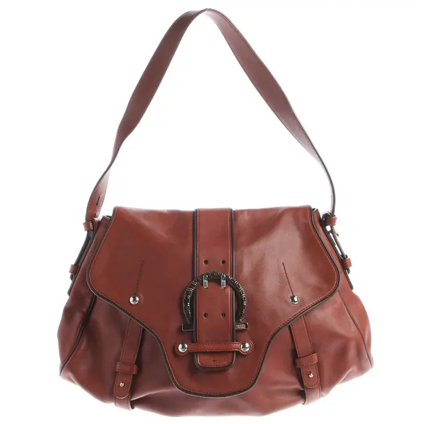 Shoulder Bag, in Brown, Leather, Salvatore Ferragamo