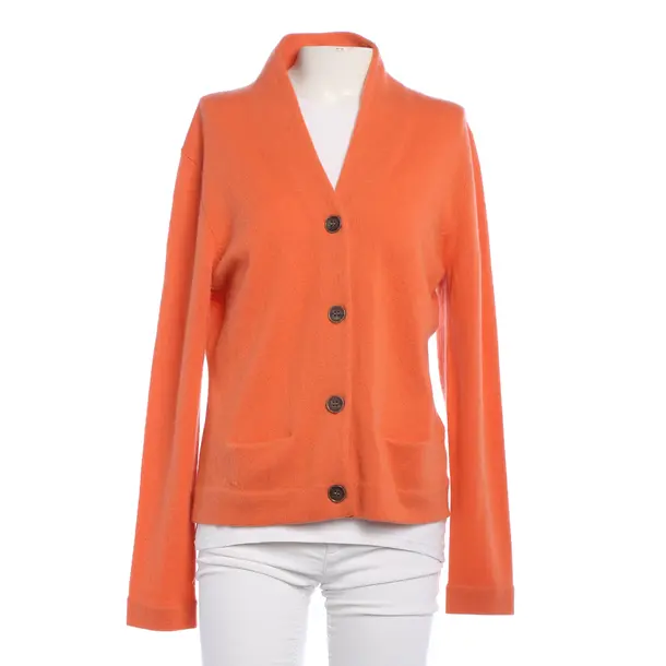 Cardigan, in Orange, Cashmere, Allude