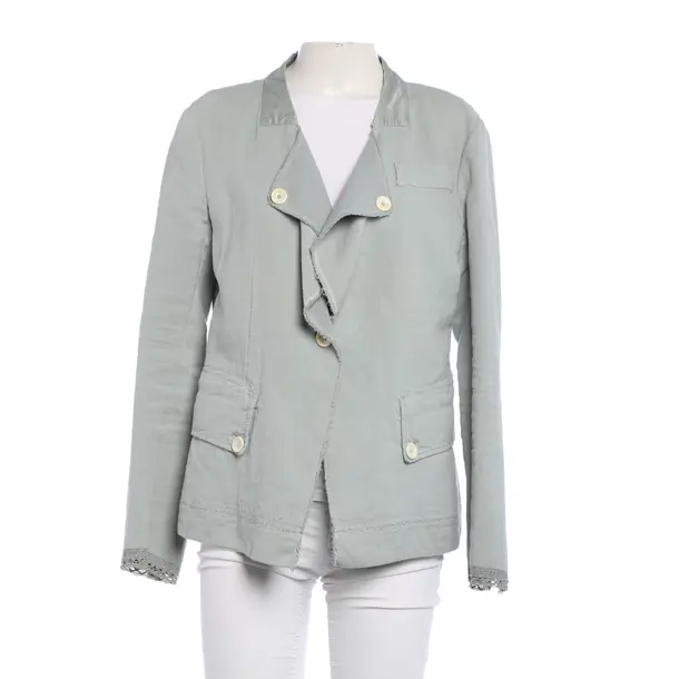 Blazer, in Light Blue, Linen, High Use