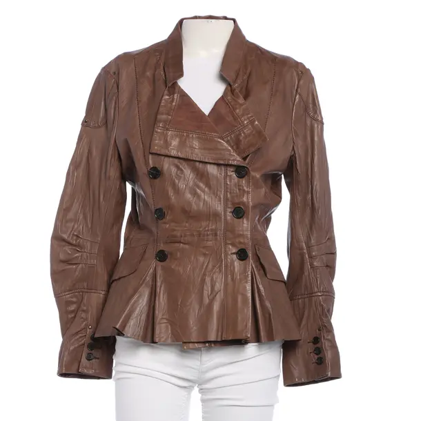 Lederjacke, in Braun, Leder, High Use