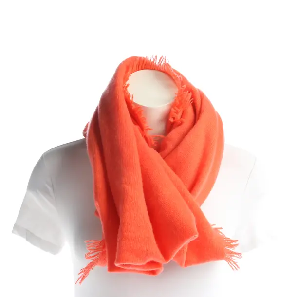Poncho, in Orange, Kaschmir, Repeat