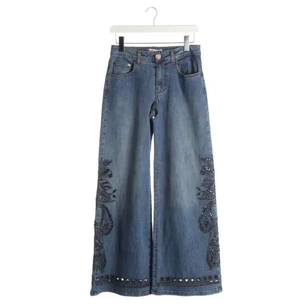 Bootcut Jeans, in Blue, Cotton, Maison Common