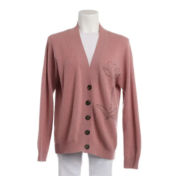 Cardigan, in Pink, Wool, Brunello Cucinelli