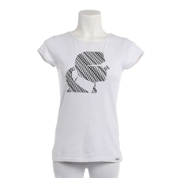 Shirt, in White, Cotton, Karl Lagerfeld