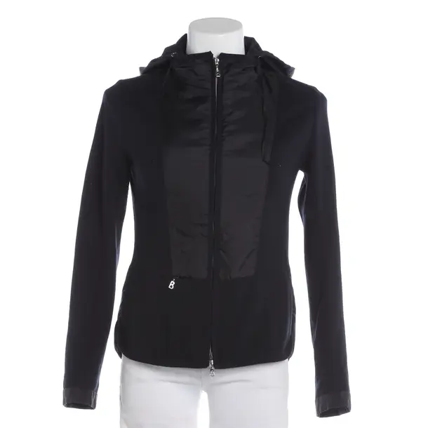 Sweatjacke, in Navy, Wolle, Bogner