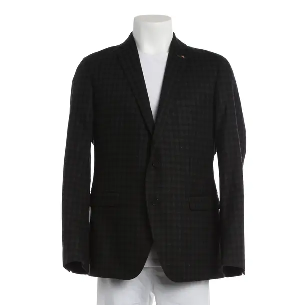 Blazer, in Dark Gray, Wool, Benvenuto