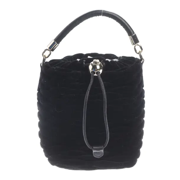 Handtasche, in Schwarz, Samt, Furla