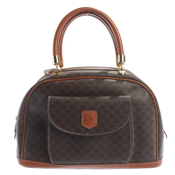 Handbag, in Dark Brown, Leather, Céline