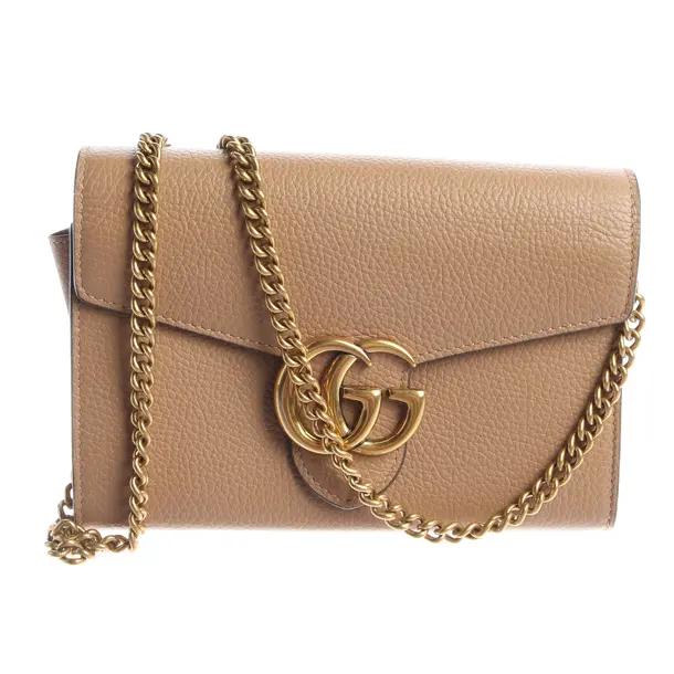 Wallet on Chain, in Brown, Leather, Gucci