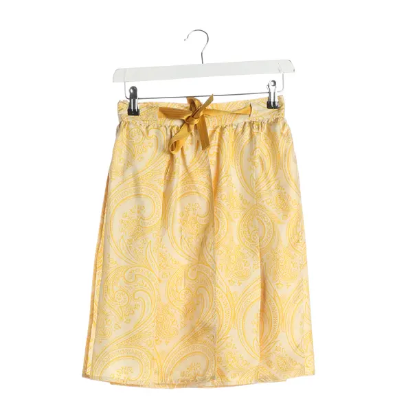 Skirt, in Pastel Yellow, Silk, Etro