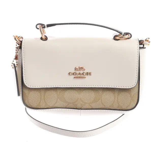 Handbag, in White, Leather, Coach