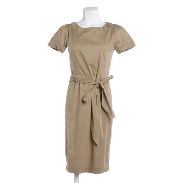 Dress, in Beige, Cotton, Sônia Bogner