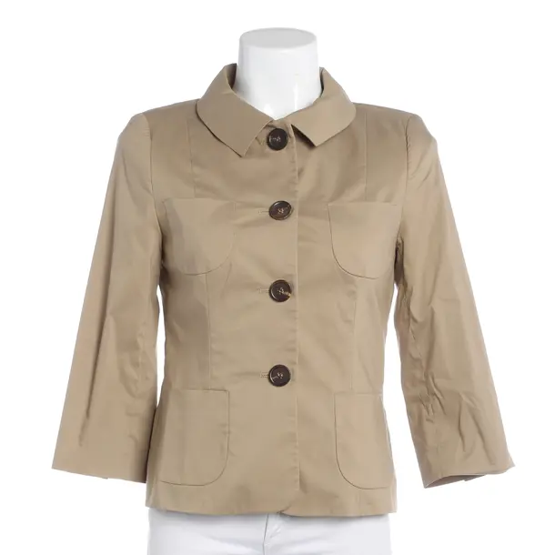 Blazer, in Beige, Baumwolle, Sônia Bogner