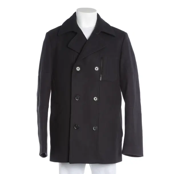 Overcoat, in Dark Gray, Wool, Hugo Boss