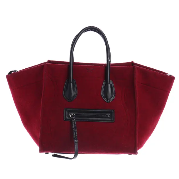 Shopper, in Rot, Polyester, Céline