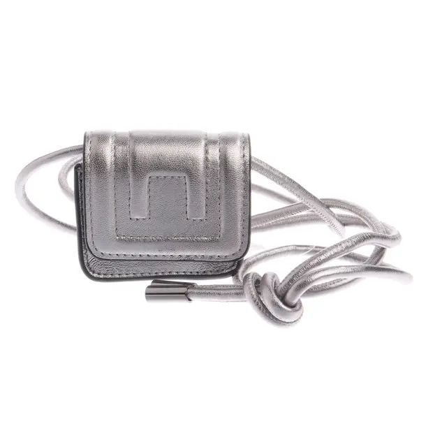 Airpod Case, in Silver, Leather, Dorothee Schumacher
