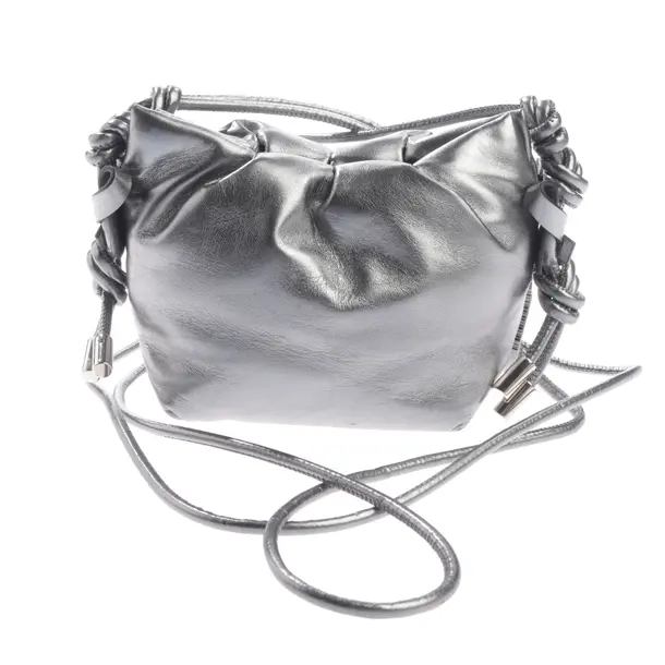 Shoulder Bag, in Silver, Leather, Dorothee Schumacher