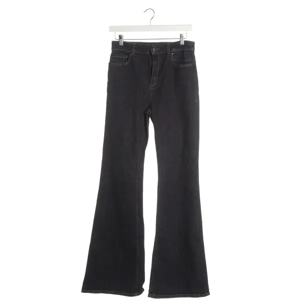 Flared Jeans, in Navy, Cotton, Dorothee Schumacher