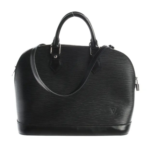 Handbag, in Black, Leather, Louis Vuitton