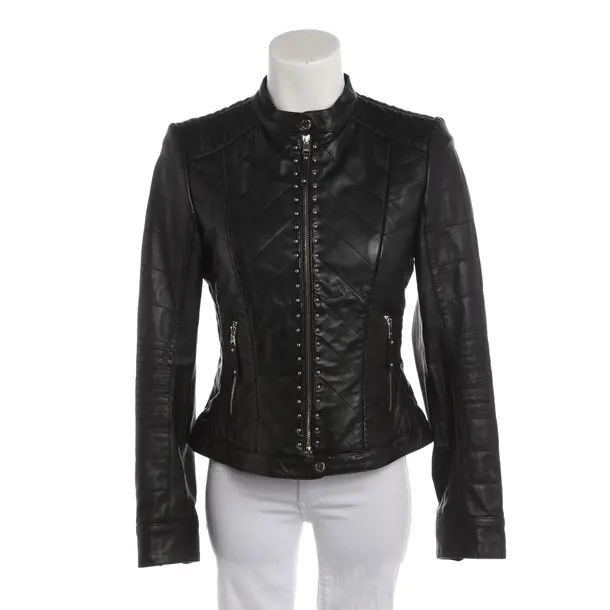 LeatherJacket, in Black, Leather, Marc Cain
