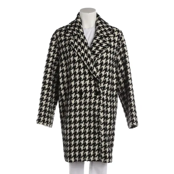Mid-Season Coat, in Black, Wool, Marc Cain