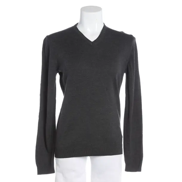 Wool Jumper, in Dark Gray, Wool, Hugo Boss Black Label