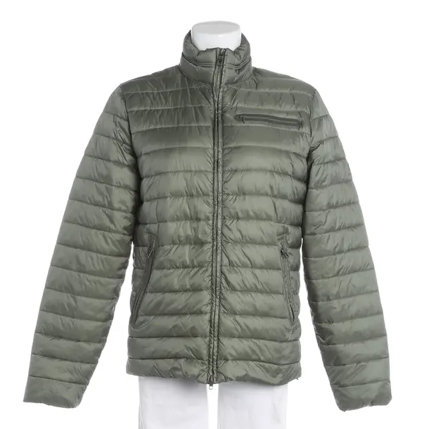Mid-Season Jacket, in Green, Polyamide, Closed