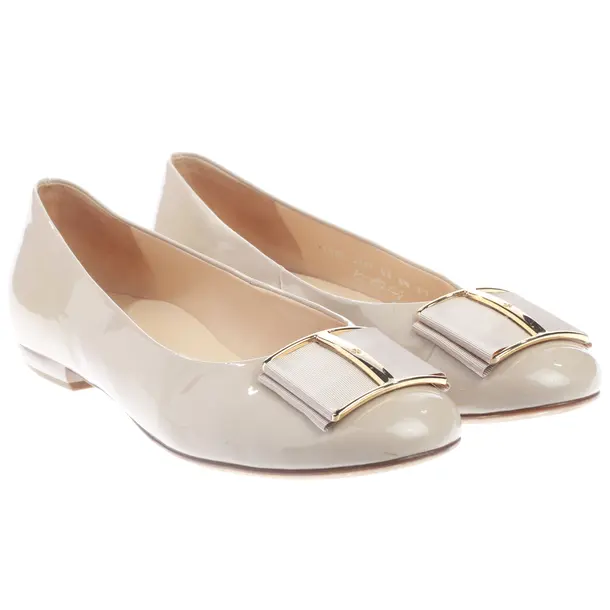 Ballet Flats, in Beige, Högl