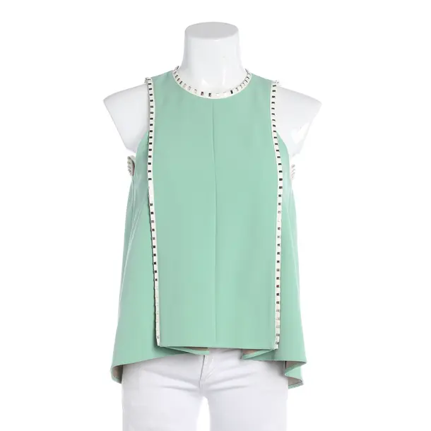 Top, in Light Green, Polyester, Versace