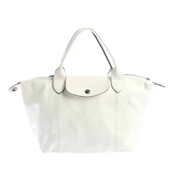 Borsetta, in Bianco, Pelle, Longchamp