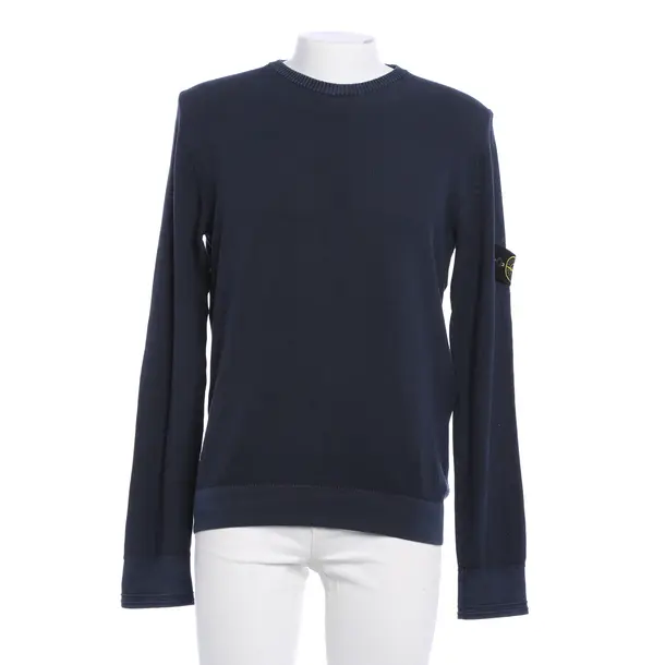 Maglione, in Blu, Cotone, Isola di pietra