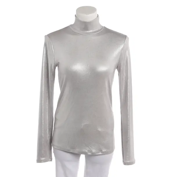 Long Sleeve Shirt, in Light Gray, Polyester, Marc Cain Sports