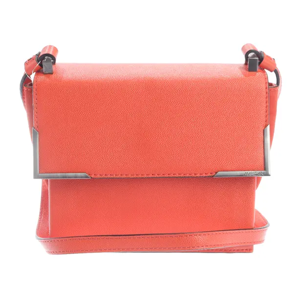 Cross Body Bag, in Dark Orange, Leather, Marc Cain
