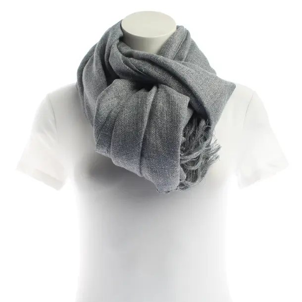 Tuch, in Grau, Polyester, Brunello Cucinelli